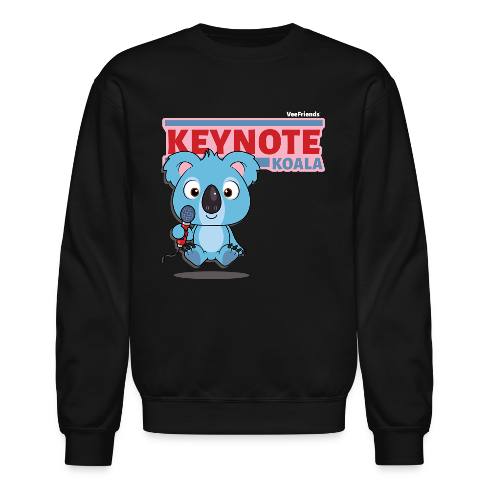 
            
                Load image into Gallery viewer, Keynote Koala Character Comfort Adult Crewneck Sweatshirt - black
            
        
