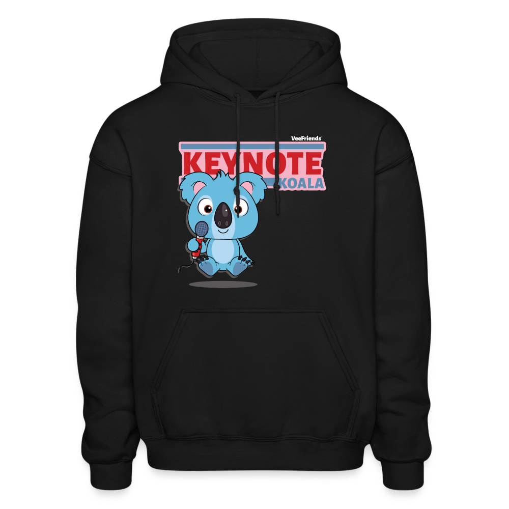 Keynote Koala Character Comfort Adult Hoodie - black