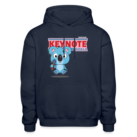 Keynote Koala Character Comfort Adult Hoodie - navy