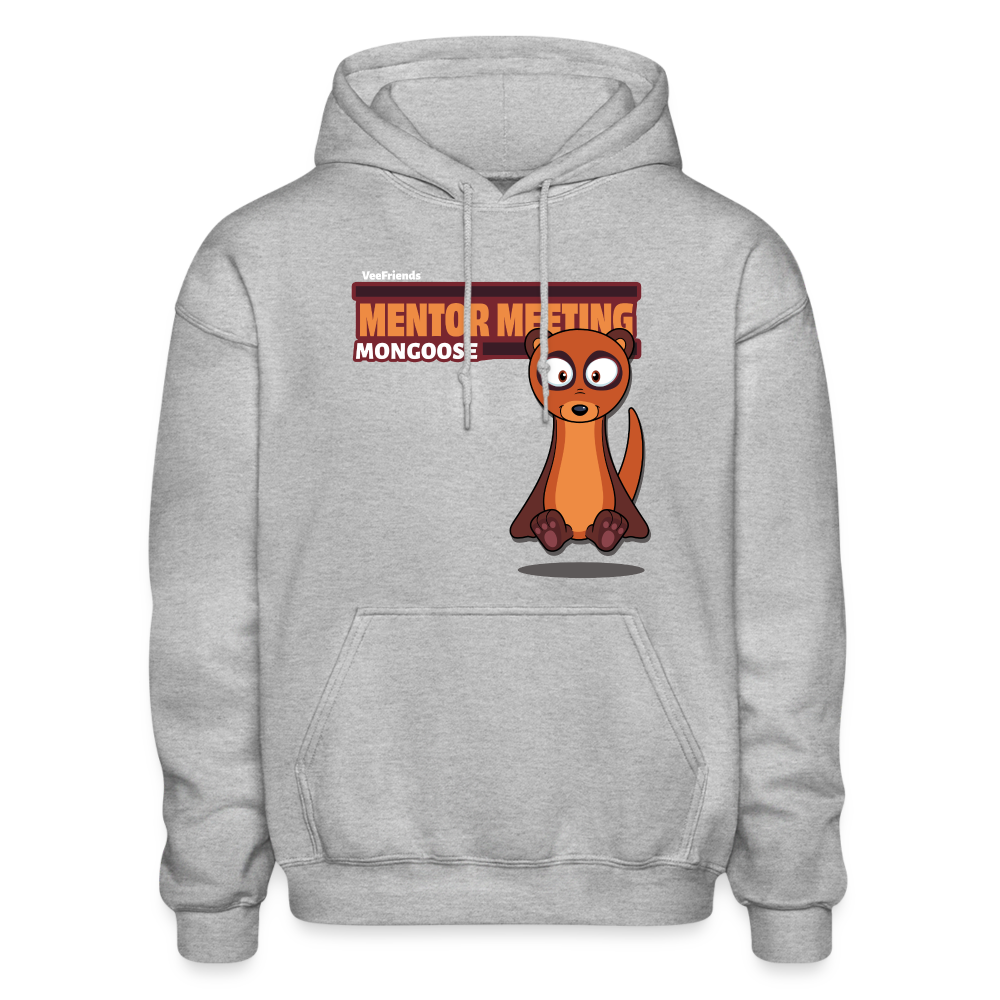 
            
                Load image into Gallery viewer, Mentor Meeting Mongoose Character Comfort Adult Hoodie - heather gray
            
        