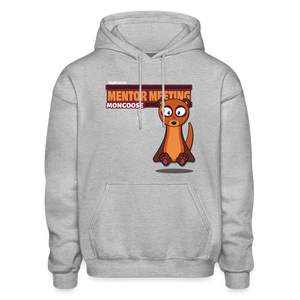 
            
                Load image into Gallery viewer, Mentor Meeting Mongoose Character Comfort Adult Hoodie - heather gray
            
        