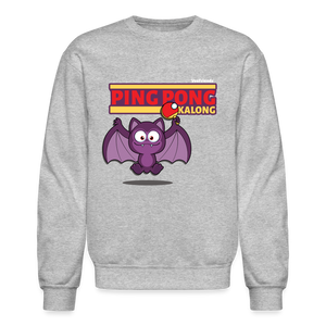 Ping Pong Kalong Character Comfort Adult Crewneck Sweatshirt - heather gray