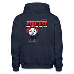 Podcast Panther Character Comfort Adult Hoodie - navy