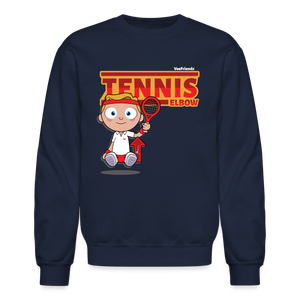 
            
                Load image into Gallery viewer, Tennis Elbow Character Comfort Adult Crewneck Sweatshirt - navy
            
        