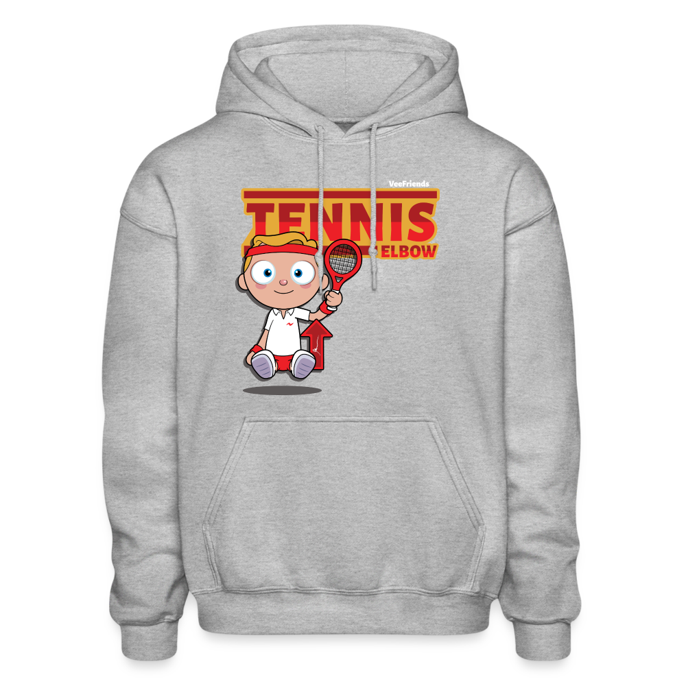 Tennis Elbow Character Comfort Adult Hoodie - heather gray