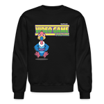 Video Game Vulture Character Comfort Adult Crewneck Sweatshirt - black