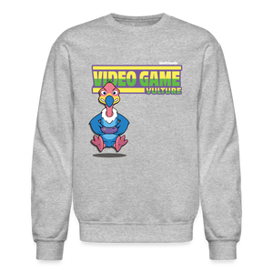 
            
                Load image into Gallery viewer, Video Game Vulture Character Comfort Adult Crewneck Sweatshirt - heather gray
            
        