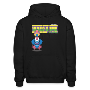 Video Game Vulture Character Comfort Adult Hoodie - black