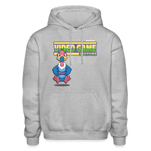 Video Game Vulture Character Comfort Adult Hoodie - heather gray