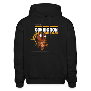 Conviction Cockroach Character Comfort Adult Hoodie - black