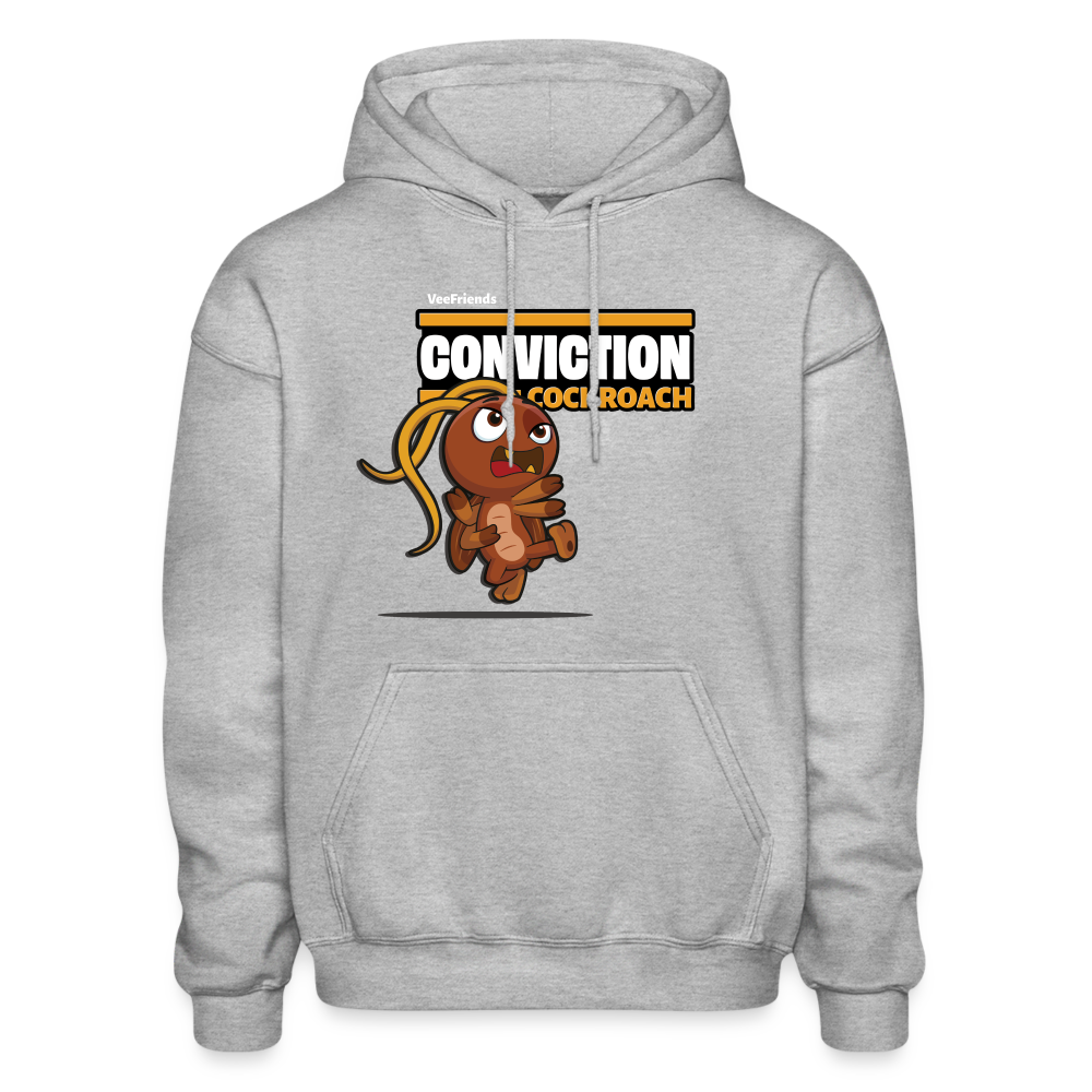 Conviction Cockroach Character Comfort Adult Hoodie - heather gray