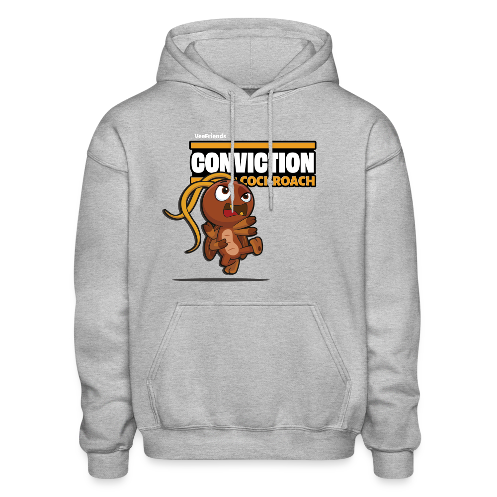 
            
                Load image into Gallery viewer, Conviction Cockroach Character Comfort Adult Hoodie - heather gray
            
        