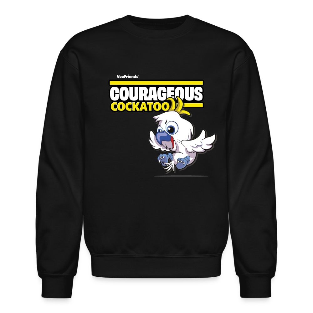 
            
                Load image into Gallery viewer, Courageous Cockatoo Character Comfort Adult Crewneck Sweatshirt - black
            
        