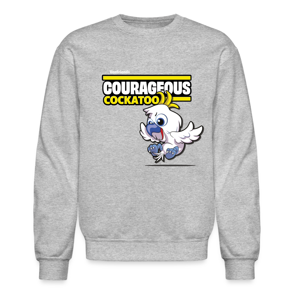 
            
                Load image into Gallery viewer, Courageous Cockatoo Character Comfort Adult Crewneck Sweatshirt - heather gray
            
        