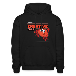 
            
                Load image into Gallery viewer, Creative Crab Character Comfort Adult Hoodie - black
            
        