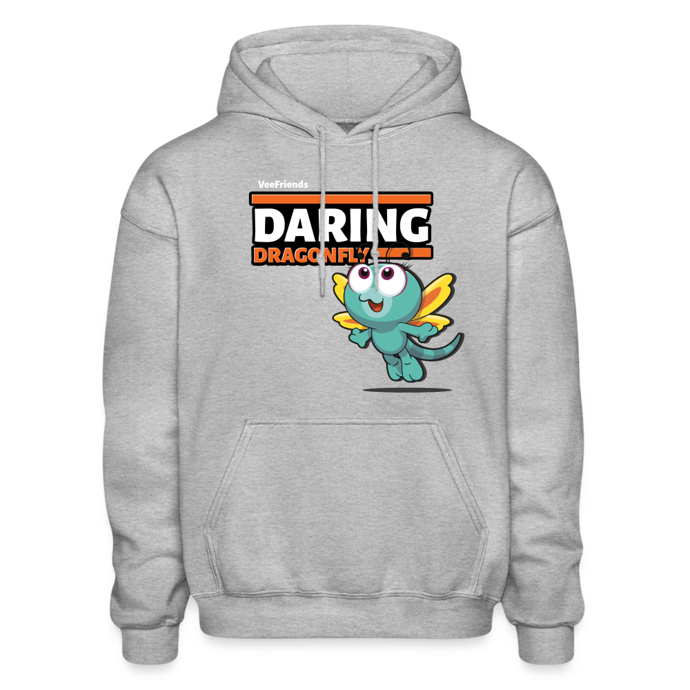 Daring Dragonfly Character Comfort Adult Hoodie - heather gray