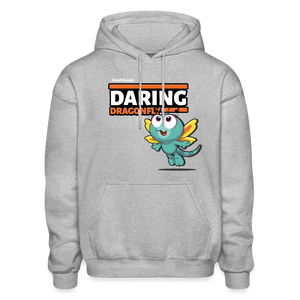 Daring Dragonfly Character Comfort Adult Hoodie - heather gray