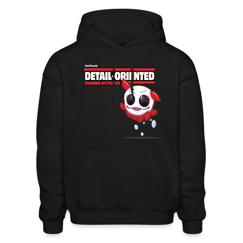 
            
                Load image into Gallery viewer, Detail-Oriented Dumbo Octopus Character Comfort Adult Hoodie - black
            
        