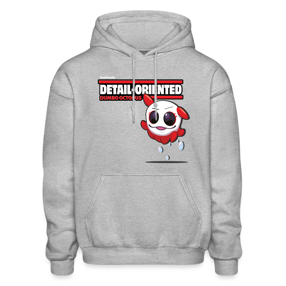 Detail-Oriented Dumbo Octopus Character Comfort Adult Hoodie - heather gray