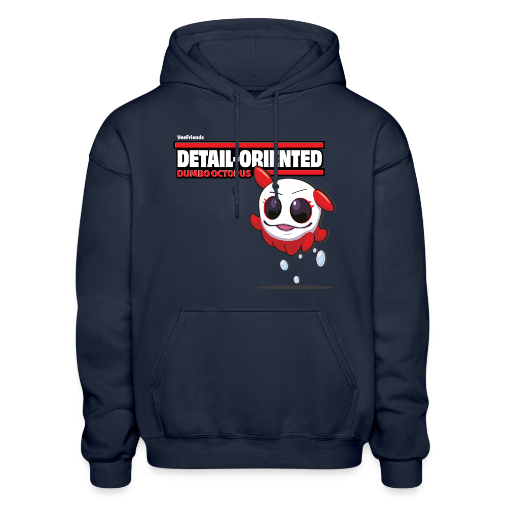 Detail-Oriented Dumbo Octopus Character Comfort Adult Hoodie - navy