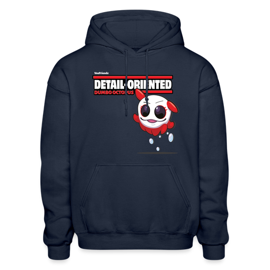 Detail-Oriented Dumbo Octopus Character Comfort Adult Hoodie - navy