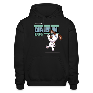 Dialed In Dog Character Comfort Adult Hoodie - black