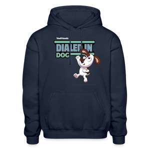 Dialed In Dog Character Comfort Adult Hoodie - navy