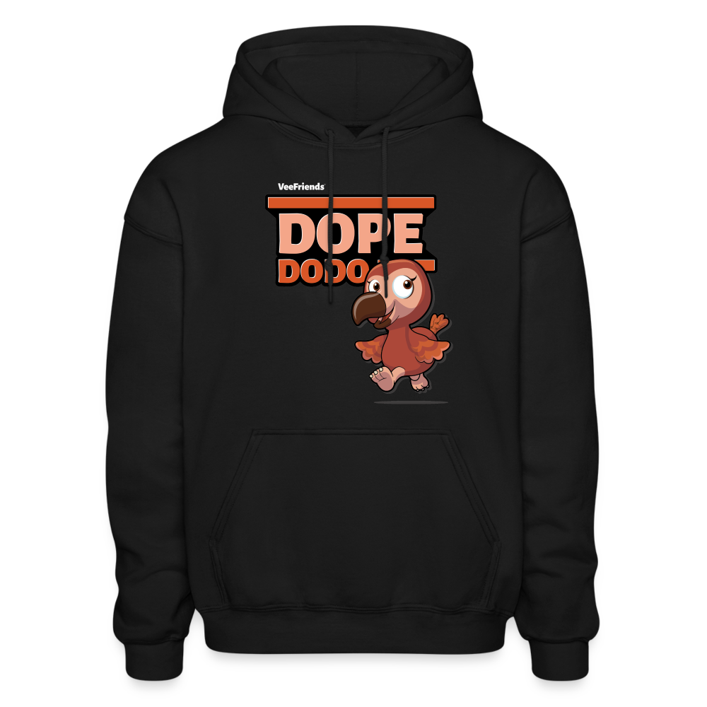 Dope Dodo Character Comfort Adult Hoodie - black