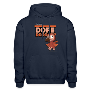 Dope Dodo Character Comfort Adult Hoodie - navy