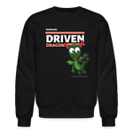 Driven Dragon Character Comfort Adult Crewneck Sweatshirt - black