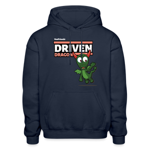 
            
                Load image into Gallery viewer, Driven Dragon Character Comfort Adult Hoodie - navy
            
        