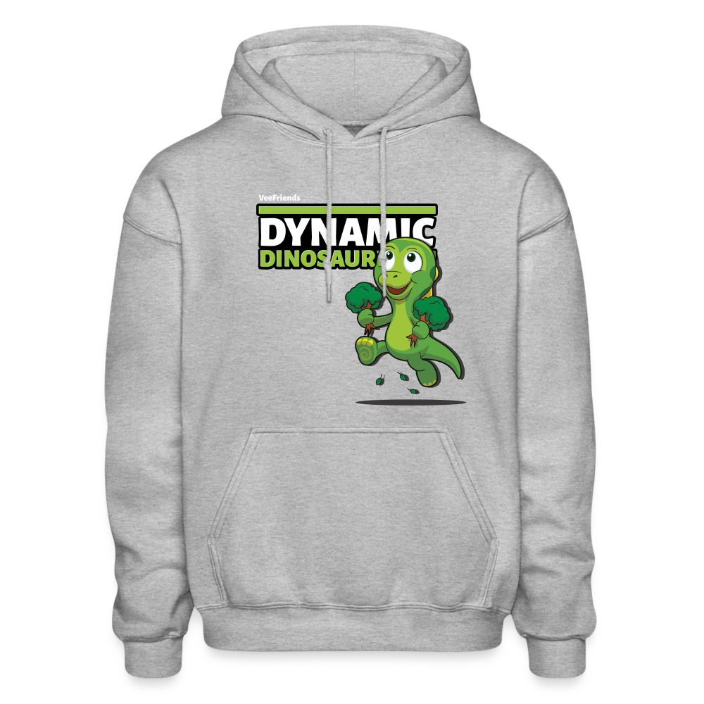 
            
                Load image into Gallery viewer, Dynamic Dinosaur Character Comfort Adult Hoodie - heather gray
            
        