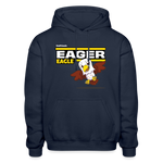 Eager Eagle Character Comfort Adult Hoodie - navy
