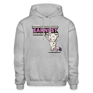 Earnest Ermine Character Comfort Adult Hoodie - heather gray