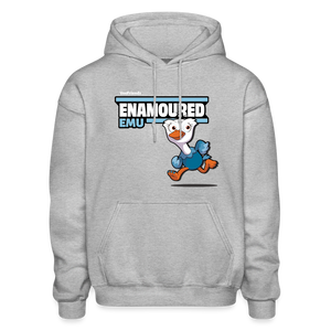 
            
                Load image into Gallery viewer, Enamoured Emu Character Comfort Adult Hoodie - heather gray
            
        