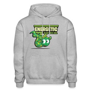 Energetic Electric Eel Character Comfort Adult Hoodie - heather gray