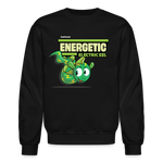 Energetic Electric Eel Character Comfort Adult Crewneck Sweatshirt - black