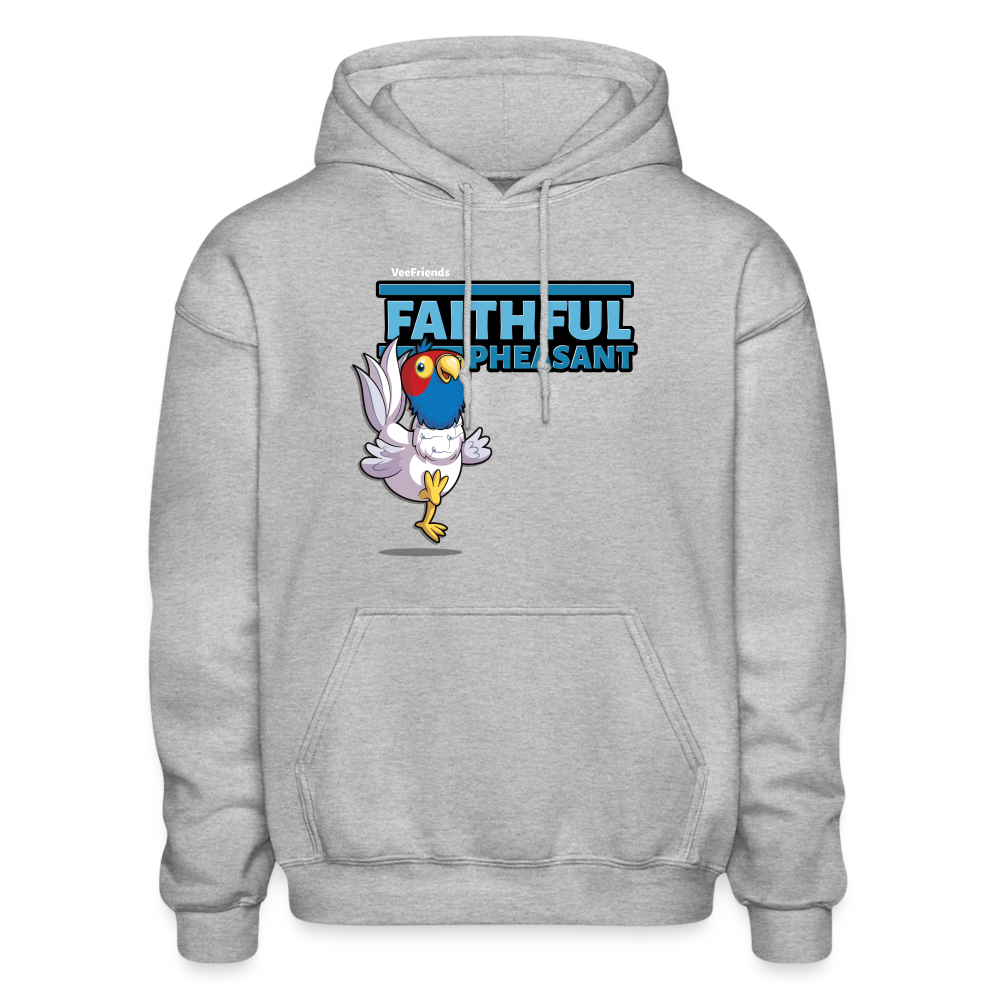 Faithful Pheasant Character Comfort Adult Hoodie - heather gray