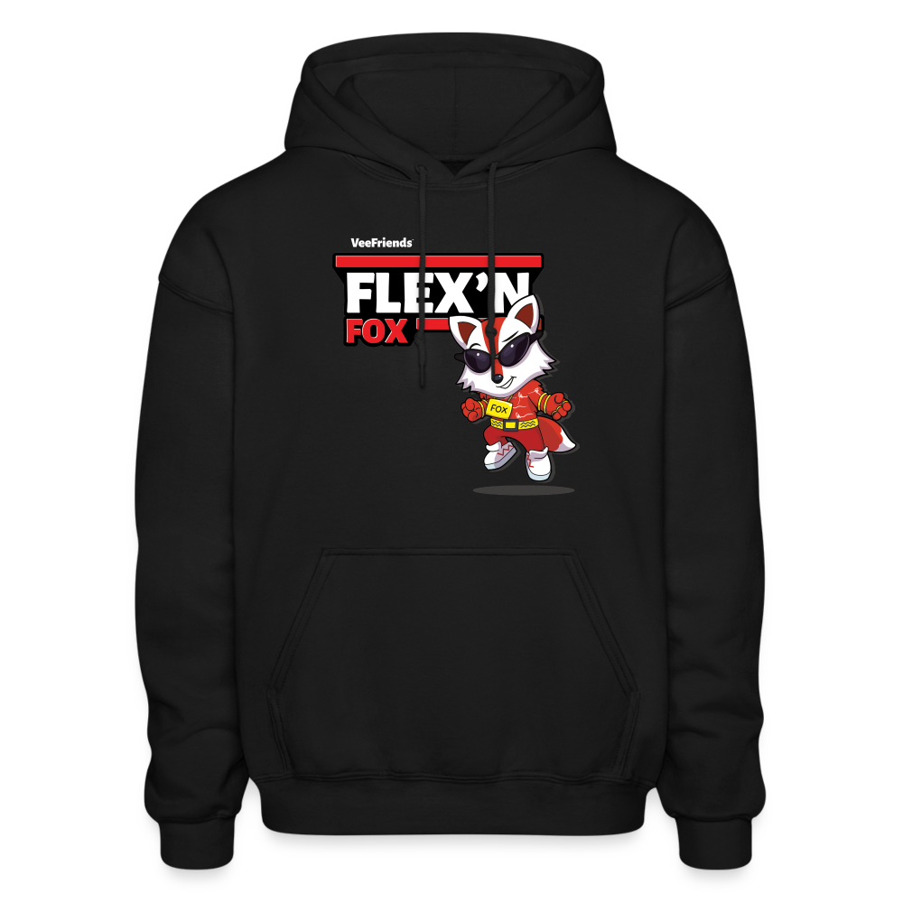 Flex’n Fox Character Comfort Adult Hoodie - black