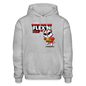 Flex’n Fox Character Comfort Adult Hoodie - heather gray