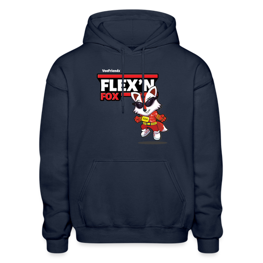 Flex’n Fox Character Comfort Adult Hoodie - navy