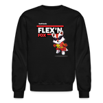 Flex’n Fox Character Comfort Adult Crewneck Sweatshirt - black