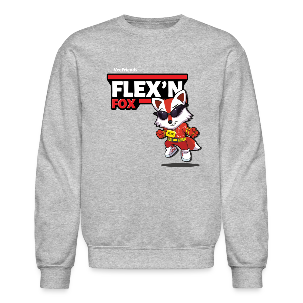 
            
                Load image into Gallery viewer, Flex’n Fox Character Comfort Adult Crewneck Sweatshirt - heather gray
            
        