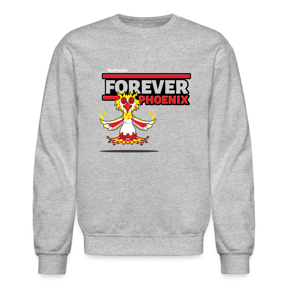 Forever Phoenix Character Comfort Adult Crewneck Sweatshirt - heather gray