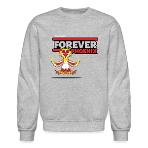 
            
                Load image into Gallery viewer, Forever Phoenix Character Comfort Adult Crewneck Sweatshirt - heather gray
            
        