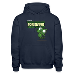 Forgiving Horned Frog Character Comfort Adult Hoodie - navy