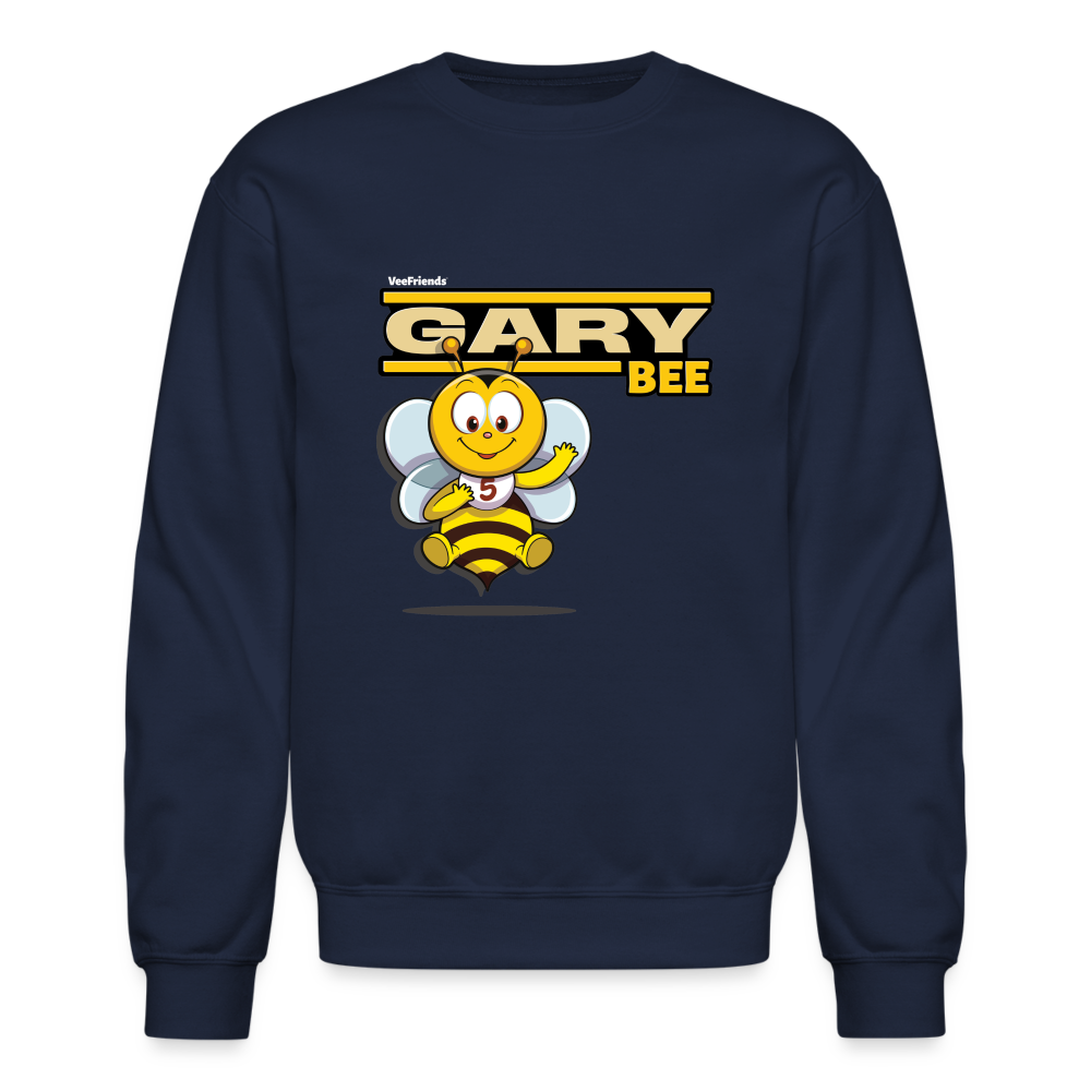 Gary Bee Character Comfort Adult Crewneck Sweatshirt - navy