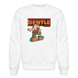Gentle Giant Character Comfort Adult Crewneck Sweatshirt - white