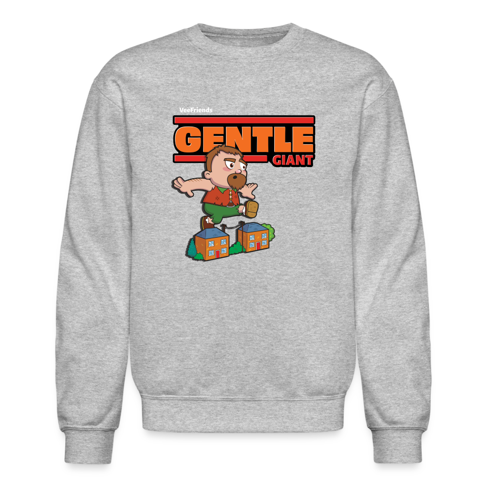 Gentle Giant Character Comfort Adult Crewneck Sweatshirt - heather gray