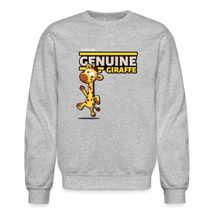 
            
                Load image into Gallery viewer, Genuine Giraffe Character Comfort Adult Crewneck Sweatshirt - heather gray
            
        
